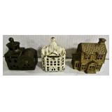 Cast Iron Penny Banks