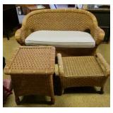 3 Pc. Wicker Set