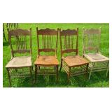 Set of 4 Spindle back Chairs