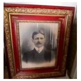 Marching Portrait in Mahogany Frame