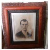 Portrait In Oak Frame