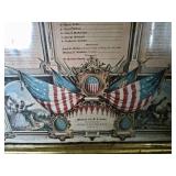 144th Regiment NY Civil War Honor Roll, Framed & Original, Many Local Names