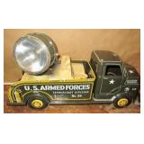 Marx Army Search Light Truck