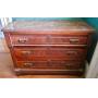 Walnut Marble Top Dresser