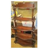 Walnut What-Not Shelf