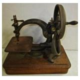 Rear View of Sewing Machine