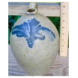 Small Ovoid Jug w/ Blue Decoration