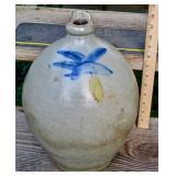 Large Ovoid Jug w/ Blue Decoration