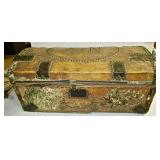 19th Century Hide Covered Truck Initials A.N.