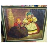 European Oil On Canvas