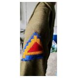 Vintage Military uniform with Medals & Patches