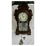 Ansonia Walnut Shelf Clock