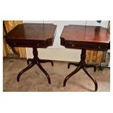 Pair of Mahogany Stands