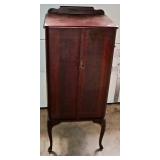 Mahogany Music Cabinet