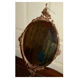 Mirror w/ Brass Frame