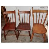 Plank Seat Chairs