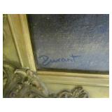 Signature on Cow Oil On Canvas