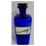 Cobalt Medicine Bottle