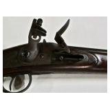 66" Flintlock Rifle Marked "BELGIUM" 