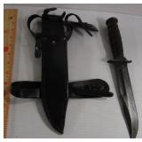 Military Knife w/ Sheath
