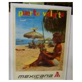 Vintage Pan Am- Mexicana Travel Poster
