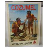 Vintage Pan Am- Mexicana Travel Poster