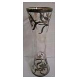 Silver Overlay Vase