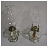 Pair of Oil Lamps