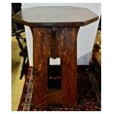 SIgned Limbert Mission Oak Stand