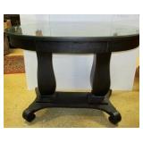 Mahogany Oval Library Table