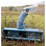 Snow blower - back view