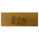 Signature on Tall Back Rocking Chair