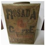 Large Country Store Coffee Tin
