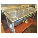 Three Bay Sink/Ice Sink