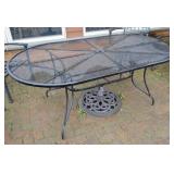 Steel Oval Mesh Table