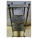 Brass Plant stand w/ Heads