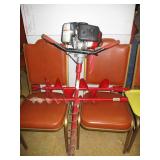  E43 earthquake power auger w/3 bits