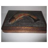 jewelry box w/ fish motif