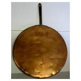 vintage copper frying pan