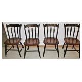 Set of 4 arrow back chairs