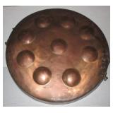 vintage copper muffing pan
