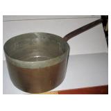 vintage copper pot w/ handle