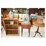 Stoneware, Stands, Red  Bucket
