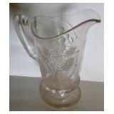 etched pitcher