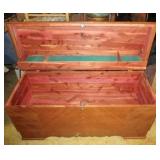 Art Deco Cedar Chest-Open