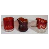 Ruby Souvenier Glass