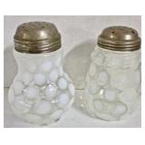 Pair of Coin Dot Sugar Shakers