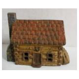 Cast Iron Cabon Bank w/ Painted Roof