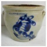 Binghamton, NY Crock w/ Blue