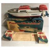 Structo Boat w/ motors & Box